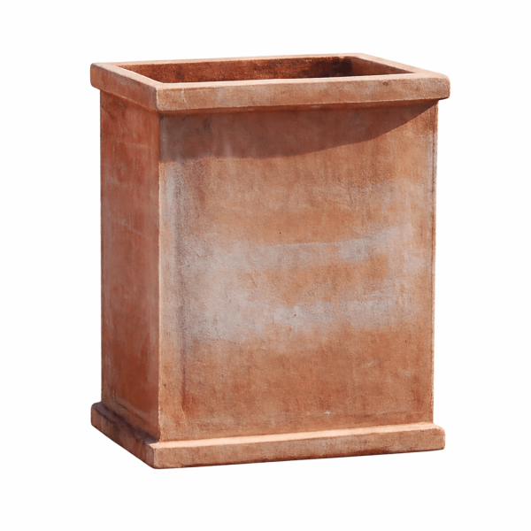 Terracotta Kasten für Rosen